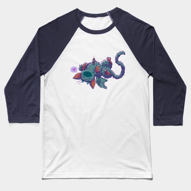 Carefree Trico Baseball T-Shirt by LoftyCoffin